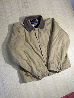 Walls Canvas Detroit Jacket Quilted Lining Carhartt-Style Ranch Work Zip Sz L